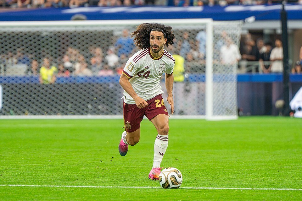 Marc Cucurella con la selección española campeona del Mundial 2026