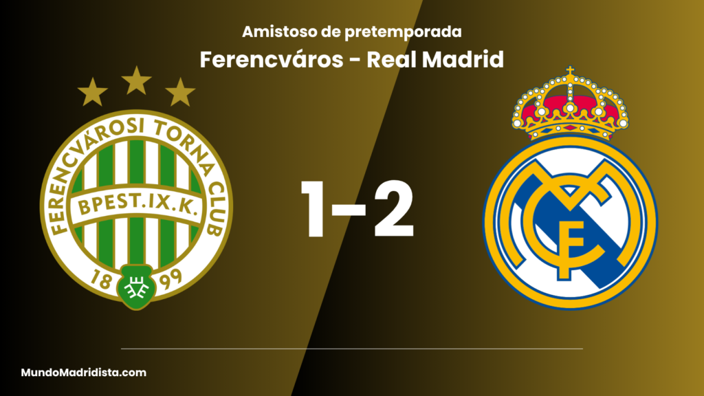 Marcador Ferencváros Real Madrid